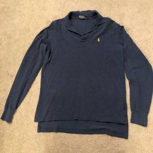 Men’s long sleeve polo